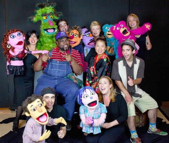 Cast of Avenue Q at Novato Theater